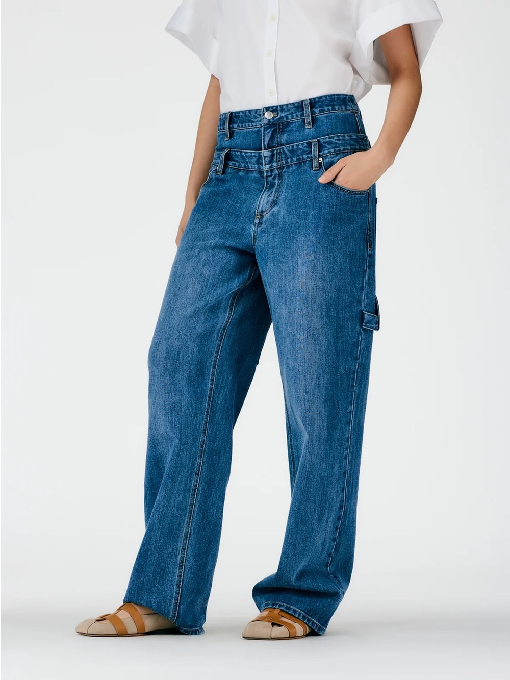 Classic Wash Double Waisted Sam Jean classic wash